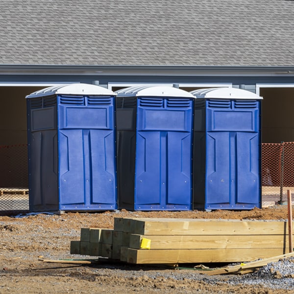 how can i report damages or issues with the porta potties during my rental period in Bethlehem IN